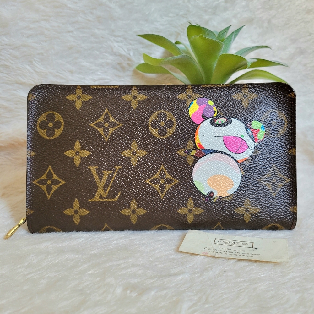 💕LIMITED Edition LOUIS VUITTON Panda Porte-monnaie Zip Wallet Monogram